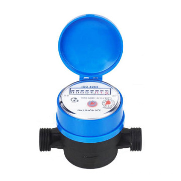 Single Jet Nylon Plastic Water Meter (1/2")